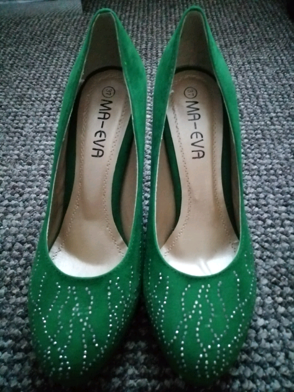 emerald green ladies shoes